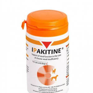 ИПАКИТИН препарат для кошек и собак для лечения хронической почечной недостаточности Ipakitine 60 гр