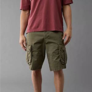 AE Flex 12" Lived-In Longer Length Cargo Short