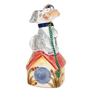 Глиняный колокольчик "Собака на будке"
