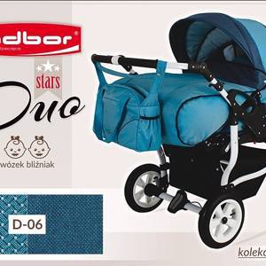 Детская коляска для двойни Adbor Duo stars D-06