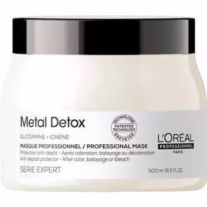 Loreal Metal Detox Masque - Маска для восстановления окрашенных волос 500 мл