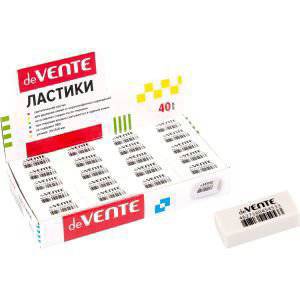 Ластик «deVENTE» Box 31x13x9мм прямоуг. белый 4070906