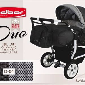 Детская коляска для двойни Adbor Duo stars D-04