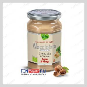 Натуральная паста из из лесных орехов и молока Nocciolata Bianca EKO 250 гр