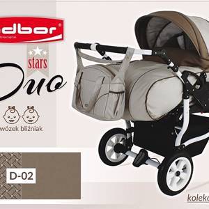 Детская коляска для двойни Adbor Duo stars D-02
