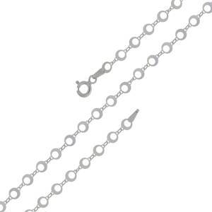 Серебряная цепь “Смарт” 6300S_Ch, серебрение 999