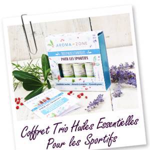 Coffret trio d'huiles essentielles - Pour les sportifs