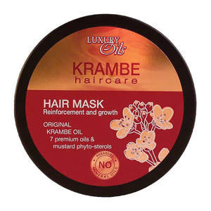 Маска для волос Krambe Haircare «Укрепление и рост» с органическим маслом крамбе и фито-стиролами горчицы Luxury Oils