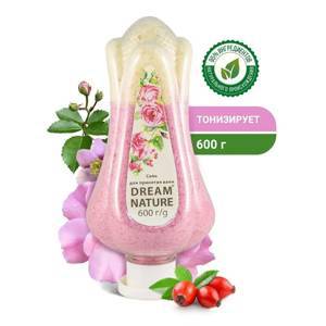 Dream Nature Соль для принятия ванн с пеной Шиповник 600 г 1/12