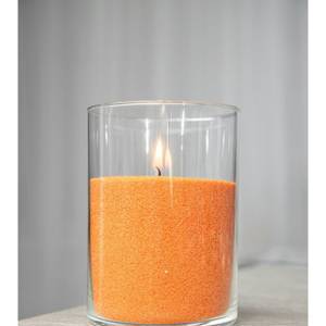 Насыпная свеча "Цилиндр 15 см", оранжевая "Оранжевый"