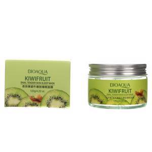 BIOAQUA KIWIFRUIT Ночная маска для лица с экстрактом киви и слизью улитки, 120 г