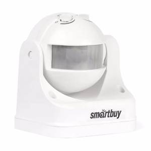 Датчик движения инфракрасный настенный 1200Вт, до 12м, IP44 sbl-ms-009 Smartbuy