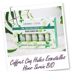 Coffret cinq huiles essentielles - Hiver serein BIO