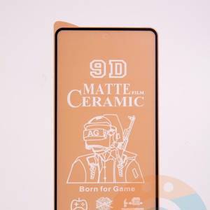 Защитное стекло Ceramics Matte (без упаковки) для Samsung Galaxy A73 черное