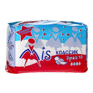 Прокладки Mis Классик драй (4 капли), 10 шт.