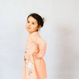 Платье 83008 детское - персик (Нл)