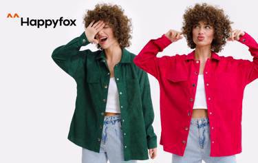 ^^Happyfox! Женские вельветовые рубашки! Мягкие и уютные оверсайз модели в 8 актуальных цветах всего за 1199 ₽.