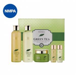 1026C) Premium Deoproce Green Tea Total Solution Skin Care 3 Set