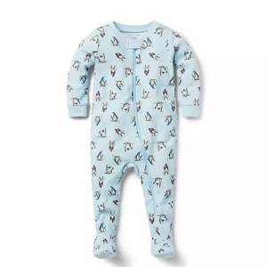 Baby Good Night Footed Pajamas In Ski Penguin