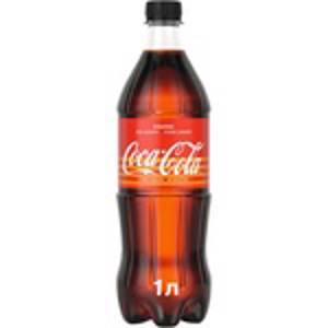 Напиток Coca-Cola Orange со вкусом апельсина безалкогольный сильногазированный безкалорийный 1л