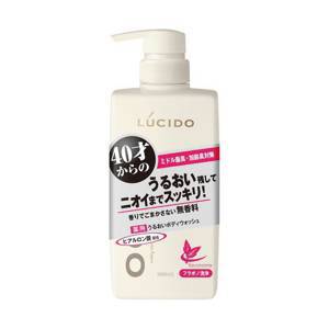 Мужское жидкое мыло "Lucido Deodorant Body Wash" для нейтрализации неприятного запаха с увлажняющим и антибактериальным эффектом и флавоноидами (для мужчин после 40 лет) 450 мл
