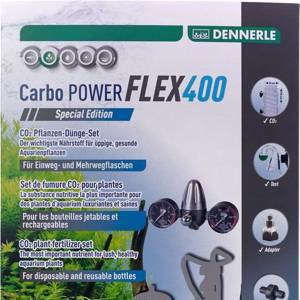 Dennerle Carbo Power FLEX 400 SPECIAL EDITION Система подачи углекислого газа без баллона (редуктор с двумя манометрами + электромагнитный клапан), для аквариумов до 400л