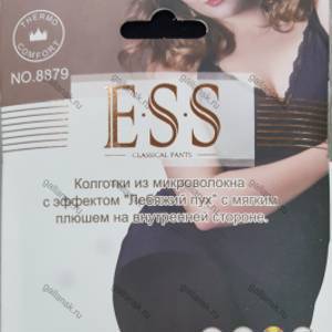 Колготки 8879 ESS мкф с начесом, плотные 600DEN