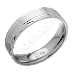 Кольцо 21К143090 из серебра с без вставки.