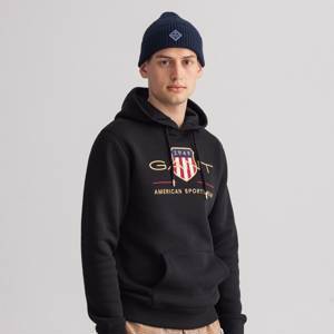 GANT Erkek Siyah Regular Fit Sweatshirt