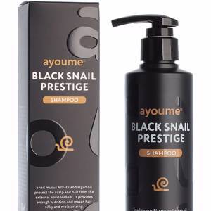 Ayoume Black Snail Prestige Shampoo Шампунь для волос восстанавливающий с муцином улитки, 240мл