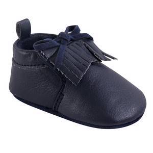 Moccasin Booties, Navy (10854306)