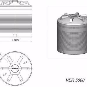 Емкость VER 5000 КАС