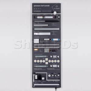 Стенд Блоки Питания ARP-E15-1760x600mm (DB 3мм, пленка) (Arlight, -)