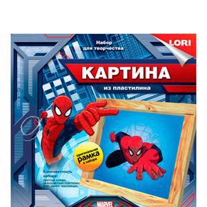 Картина из пластилина Marvel "Человек-паук" - Пкд-008