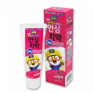 Детская зубная паста с ароматом клубники Пороро —Pororo Relax Toothpaste Strawbeery