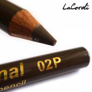 Карандаш для бровей пудровый LaCordi Professional №02P Кора дерева