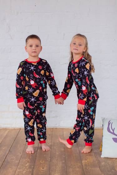 6 новых расцветок детских пижам с новогодней тематикой