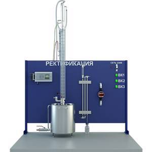 Лабораторная установка по ректификации (тарельчатая колонна)