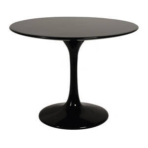 Стол журнальный Eero Saarinen  Tulip Table MDF черный D60 H52