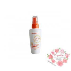 Мист для лица и тела солнцезащитный DEOPROCE EASY LIGHT FRESH SUN MIST