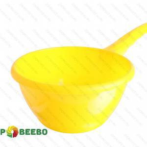 Ковш для сырного зерна с ручкой на 1,8 л (пластик) жёлтый