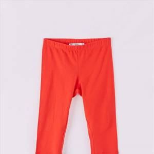 Plain 3/4 leggings Red