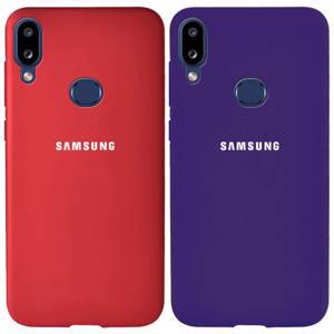 Чехол-накладка Soft-touch logo series для Samsung Galaxy A10s