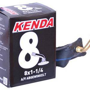 Велокамера Kenda 8x1-1/4, a/v с загнутым ниппелем