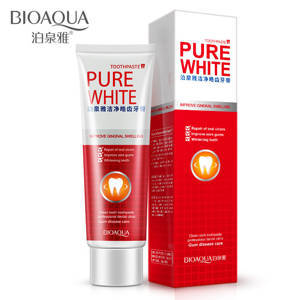 Замята коробка Отбеливающая зубная паста Pure White от Bioaqua