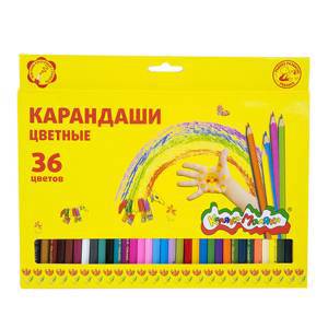 Карандаши цветные Каляка-Маляка , 36 цветов  3+ ККМ36