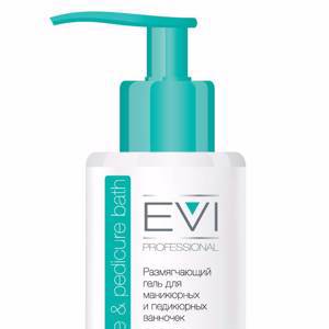 EVI professional, Размягчающий гель для маникюрных и педикюрных ванночек, 150 мл