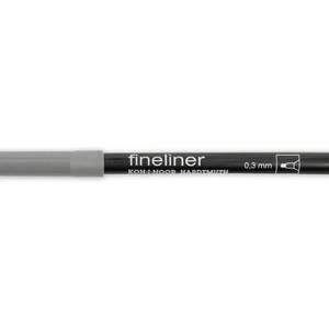 Линер FINELINER 7021, 0,3мм, серый