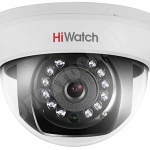 Видеокамера куполная HD-TVI с ИК подсветкой до 20м, HiWatch DS-T201 (2.8 мм) DS-T201 (2.8 мм) HiWatch HiWatch