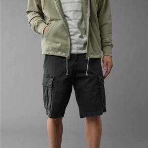 AE Flex 12" Lived-In Longer Length Cargo Short